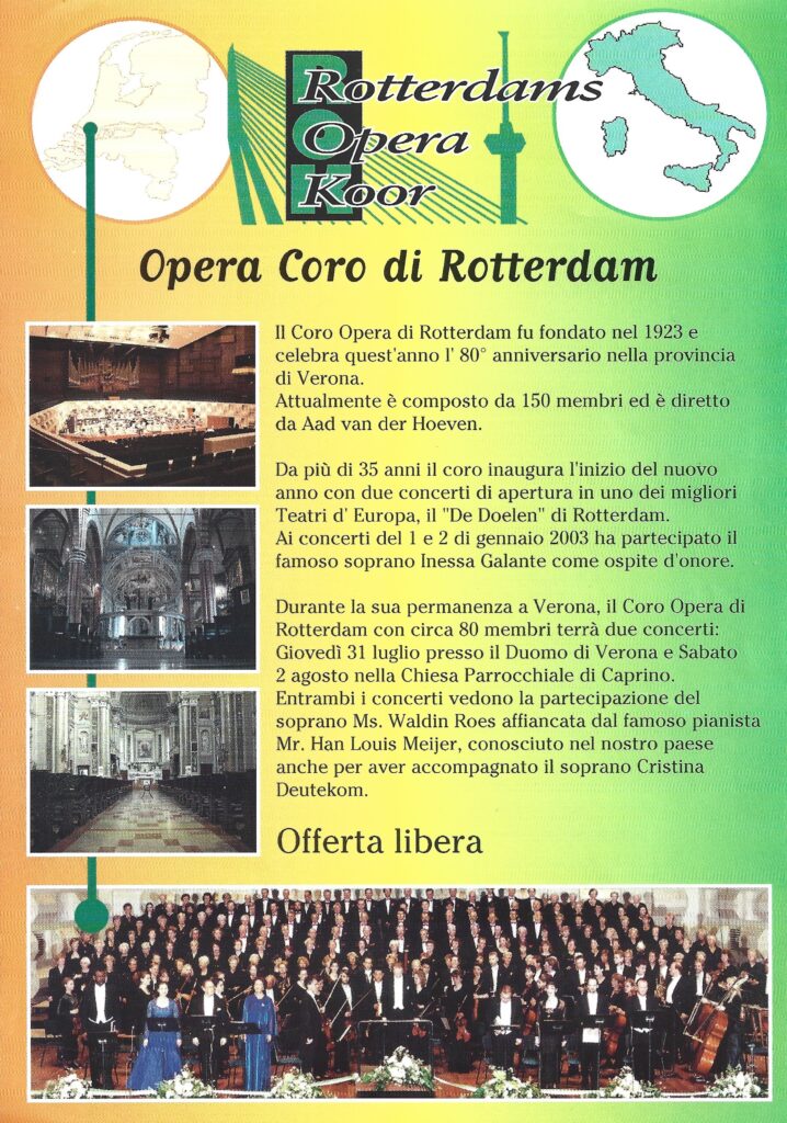 Rotterdams Opera Koor in Verona